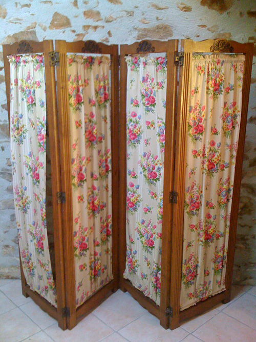 old french folding screen